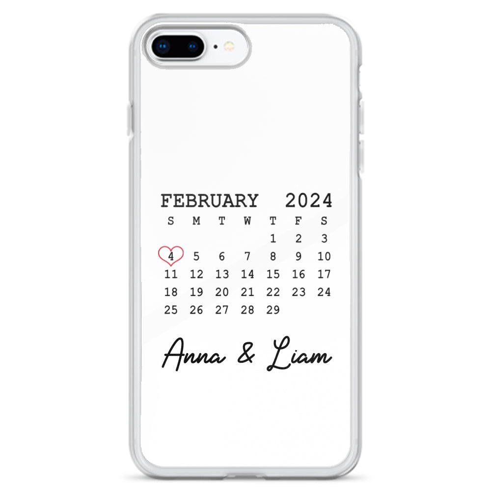 Save The Date Forever - Personalized Custom Phone Case