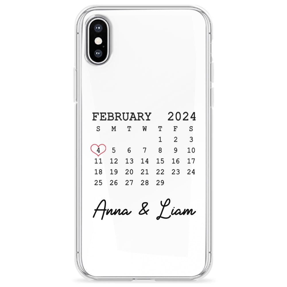 Save The Date Forever - Personalized Custom Phone Case