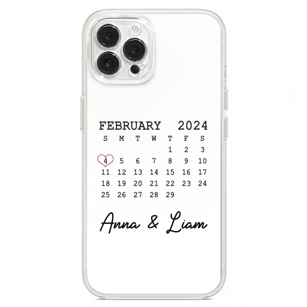 Save The Date Forever - Personalized Custom Phone Case