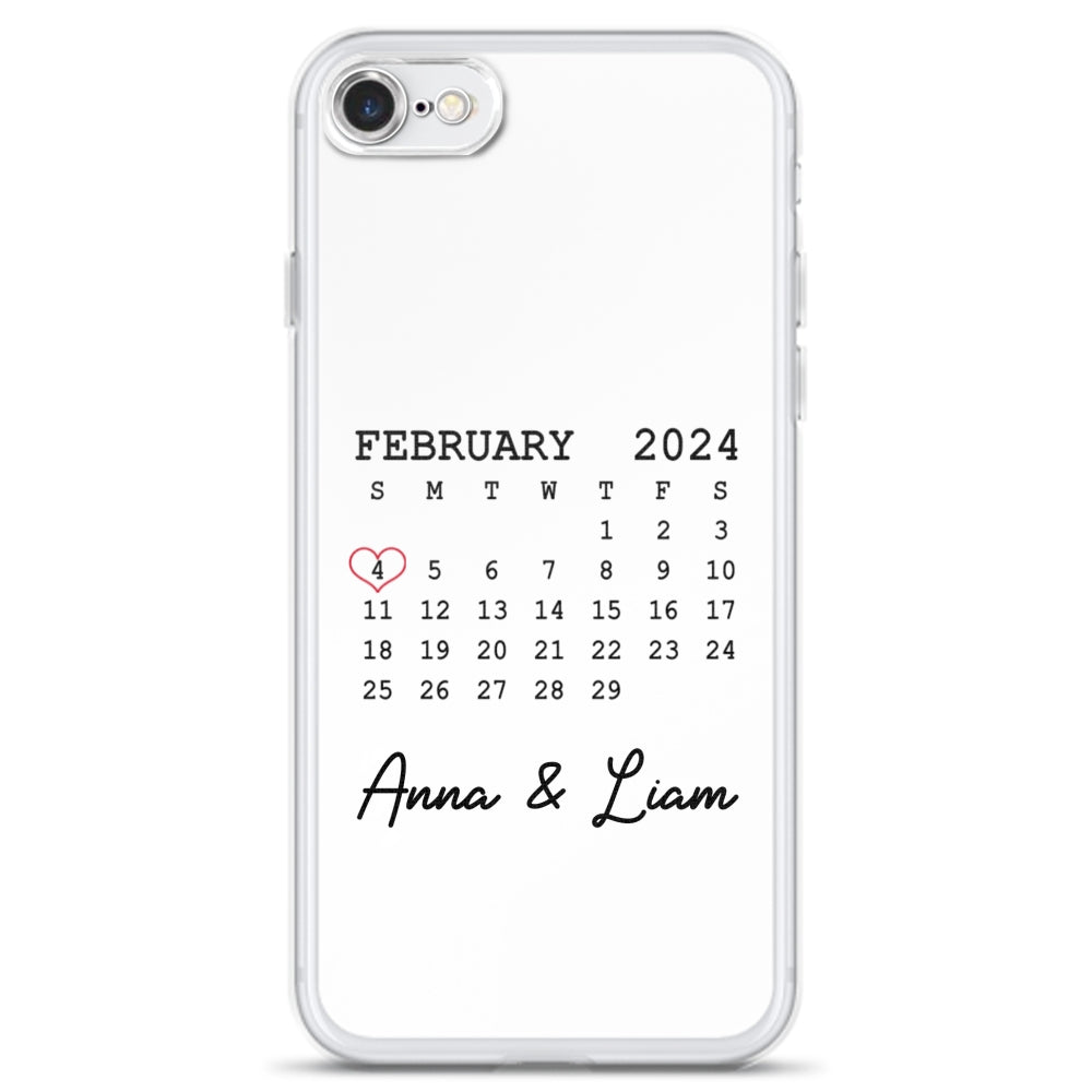 Save The Date Forever - Personalized Custom Phone Case