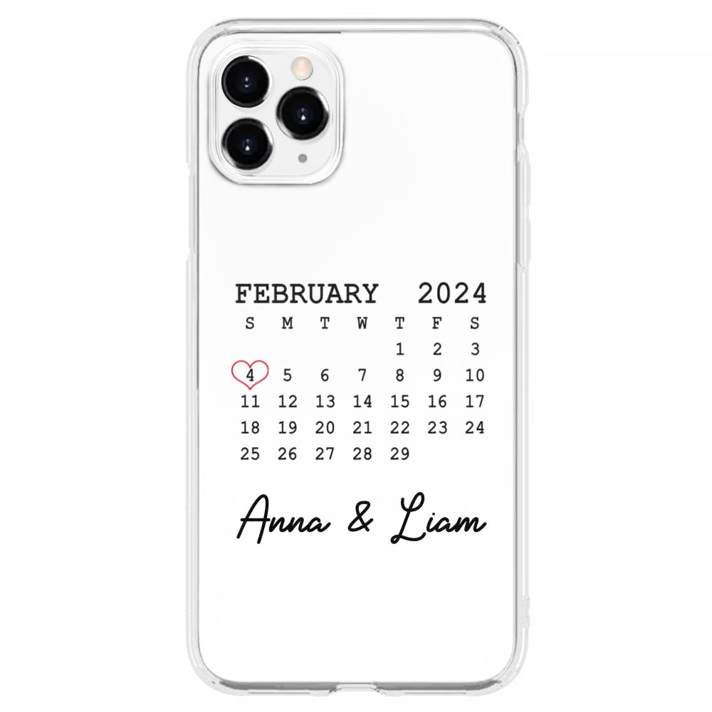 Save The Date Forever - Personalized Custom Phone Case