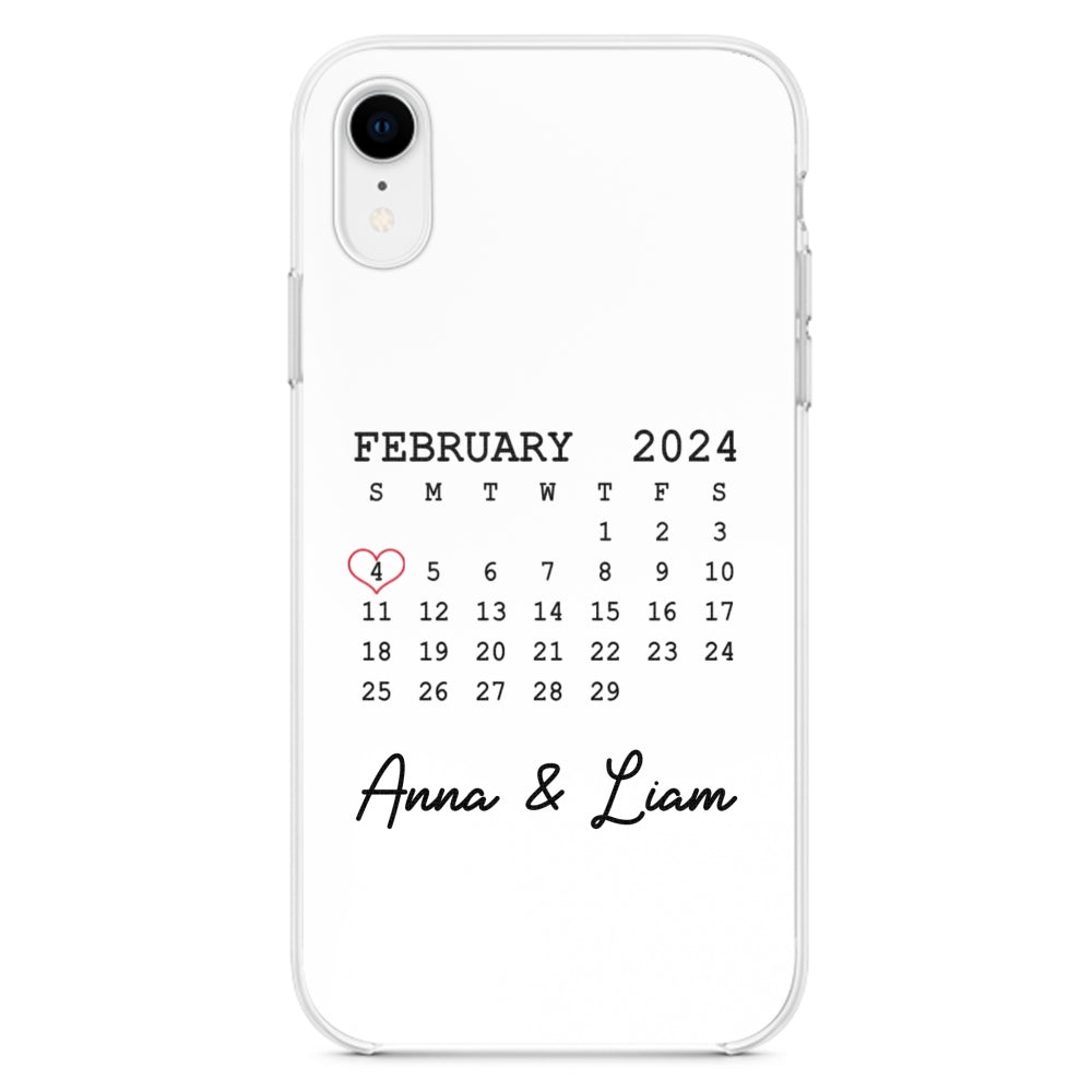 Save The Date Forever - Personalized Custom Phone Case