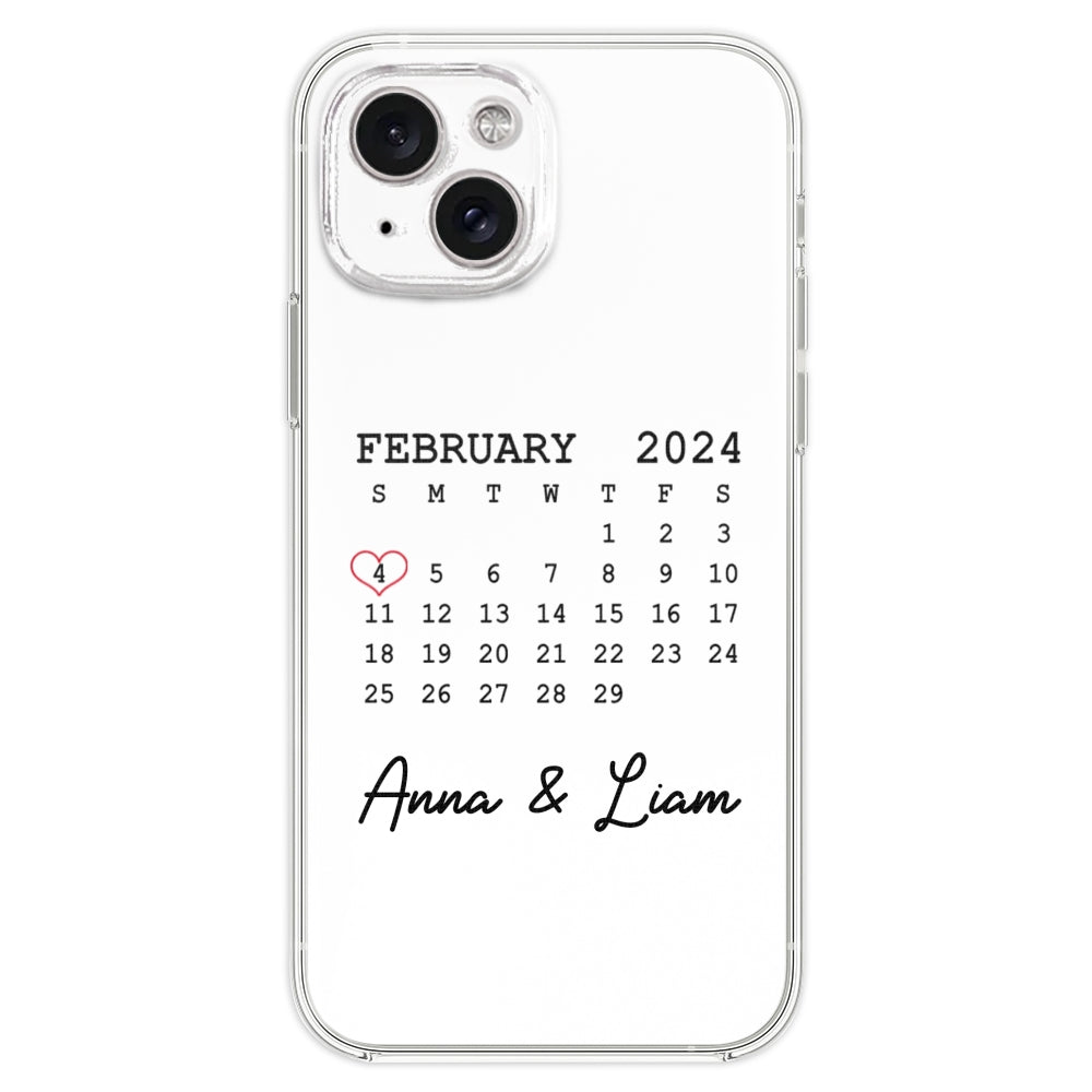 Save The Date Forever - Personalized Custom Phone Case