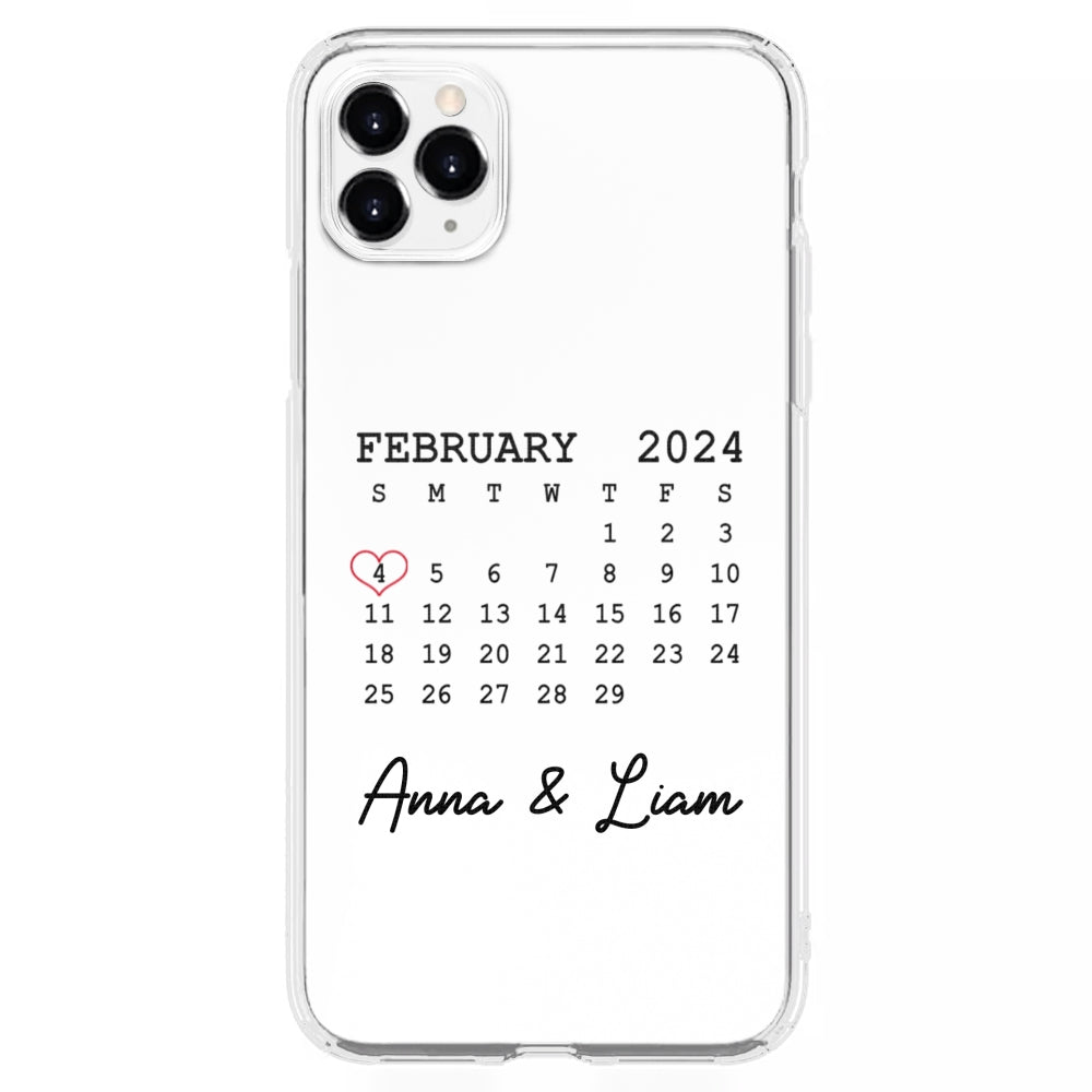 Save The Date Forever - Personalized Custom Phone Case