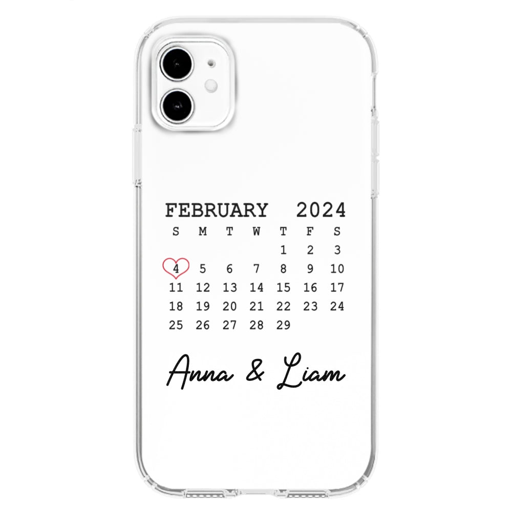 Save The Date Forever - Personalized Custom Phone Case