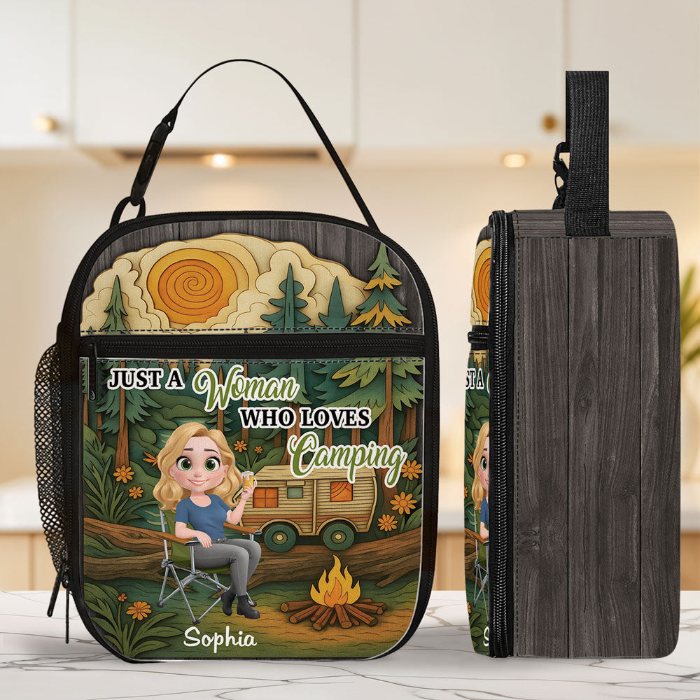Love Camping - Personalized Custom Insulated Lunch Bag
