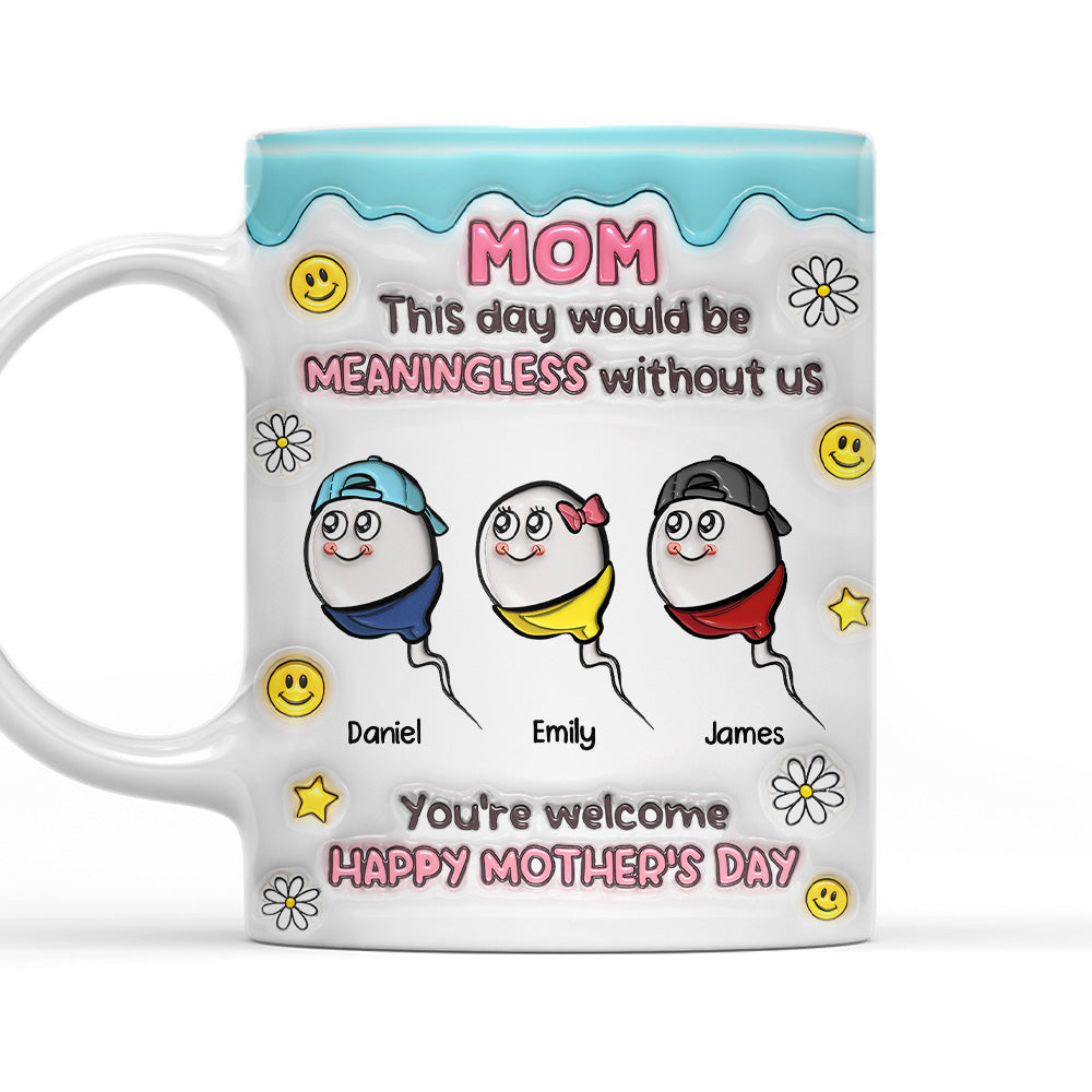 You Made This Day Special - Personalized Custom 3D Inflated Effect Mug