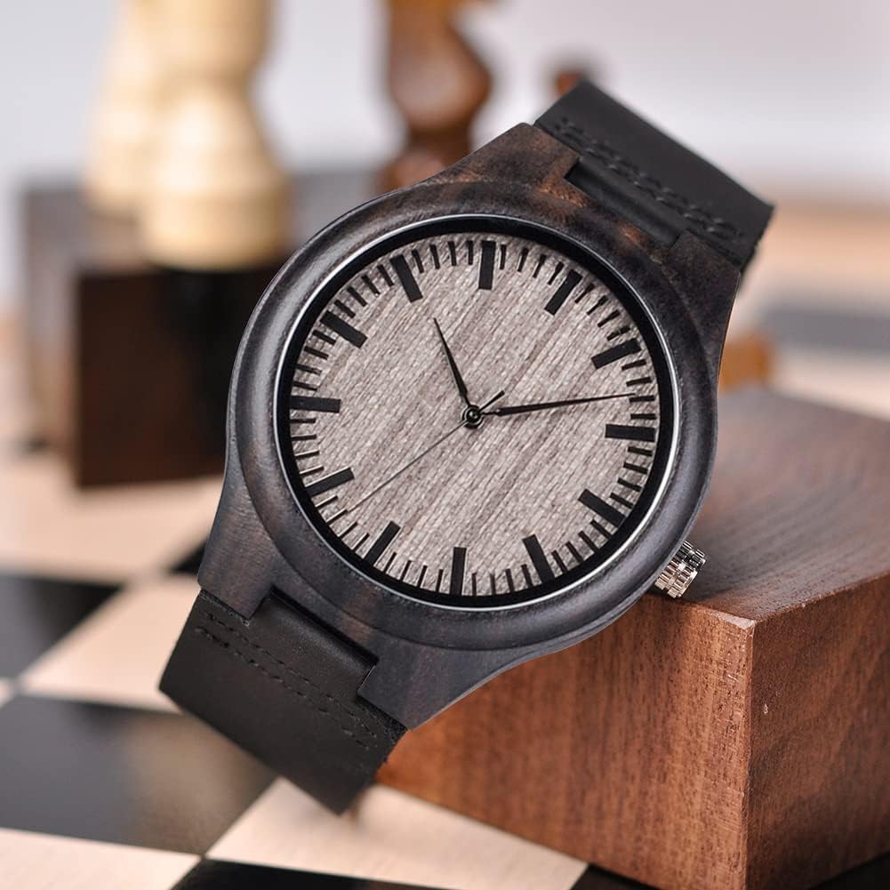 I Found My Missing Peace - Personalized Custom Wood Watch