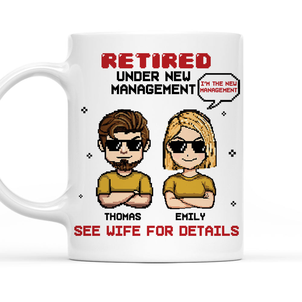 Under Wife Management - Personalized Custom Coffee Mug