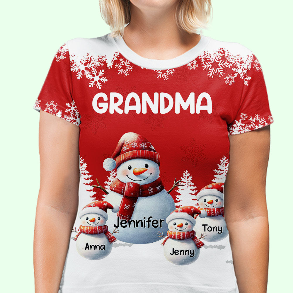 My Fav People Call Me Grandma - Personalized Custom All-over-print T-shirt