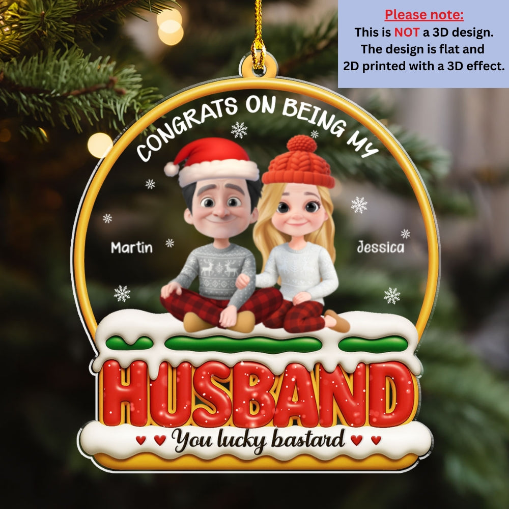 Lucky You - Personalized Custom Acrylic Ornament