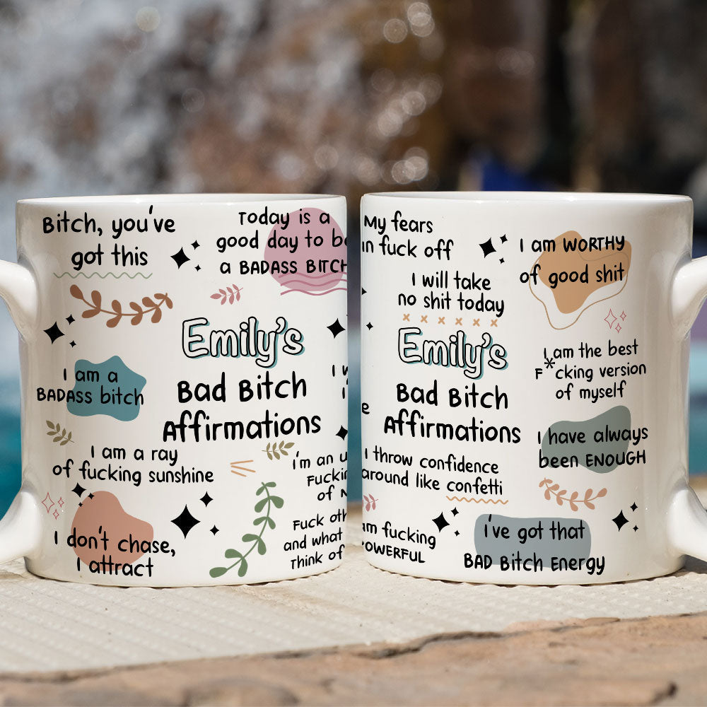 Funny Affirmations - Personalized Custom Coffee Mug