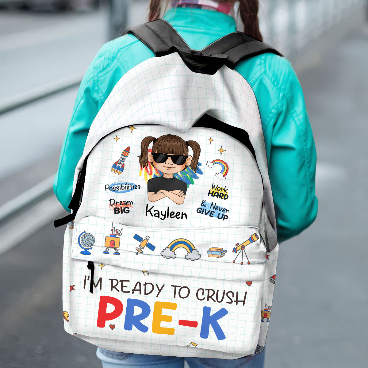 Ready To Crush School - Personalized Custom Backpack