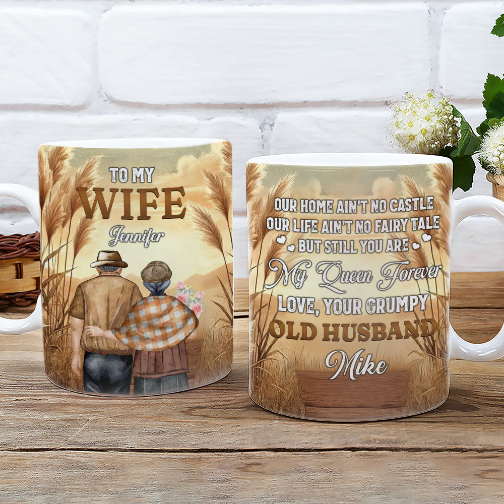 You Are My Queen Forever - Personalized Custom Coffee Mug