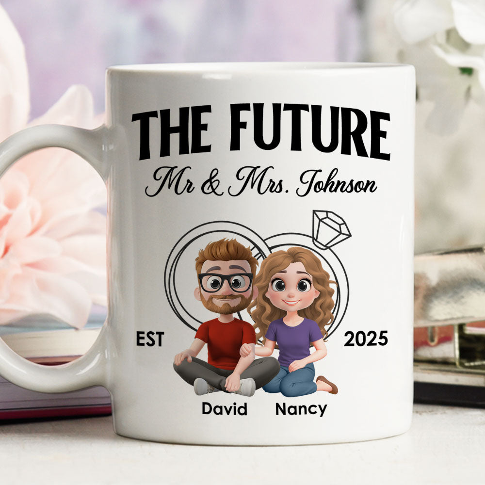 Forever And Always Us - Personalized Custom Coffee Mug