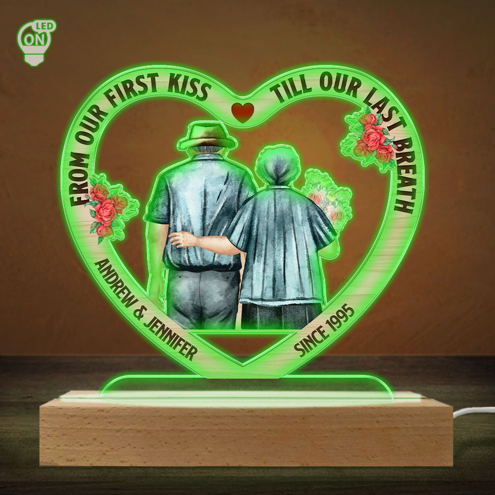 First Kiss - Personalized Custom LED Light