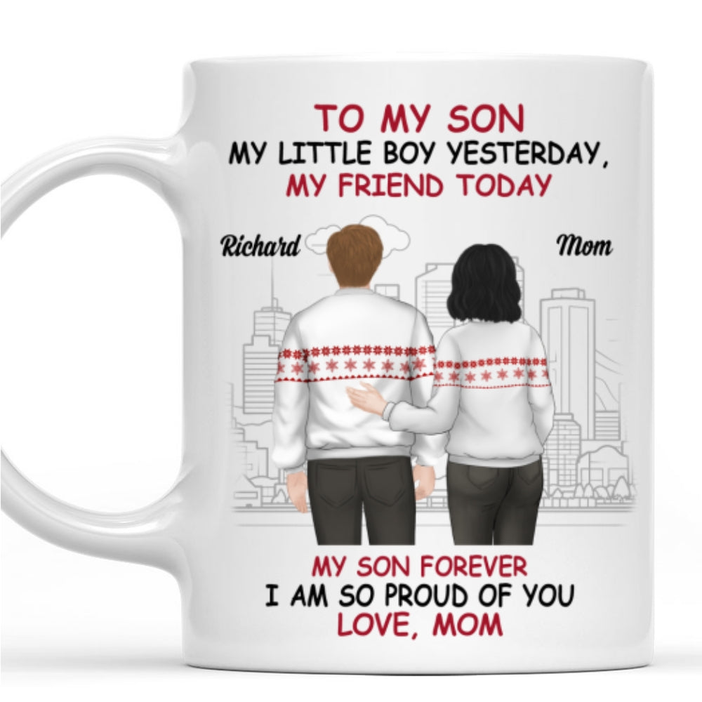 My Son My Shining Star - Personalized Custom Coffee Mug
