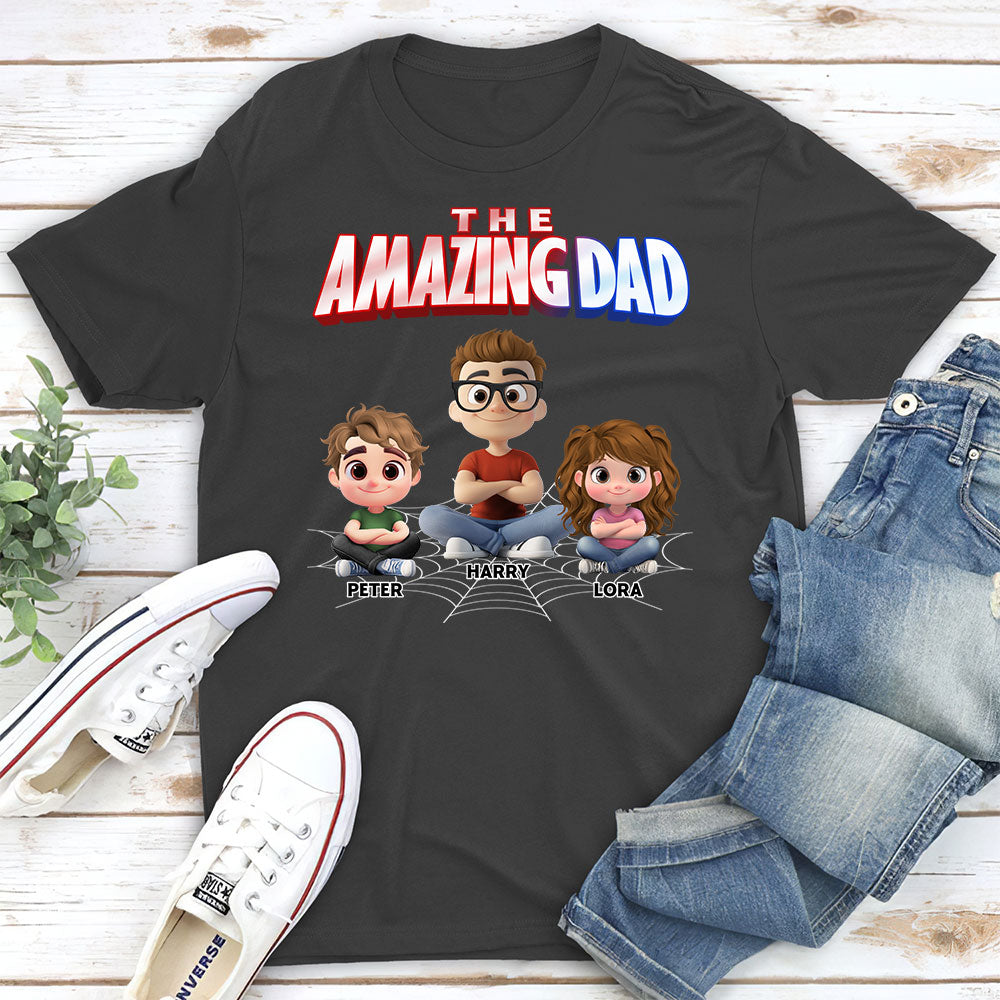 The World Best Amazing Dad - Personalized Custom Shirt