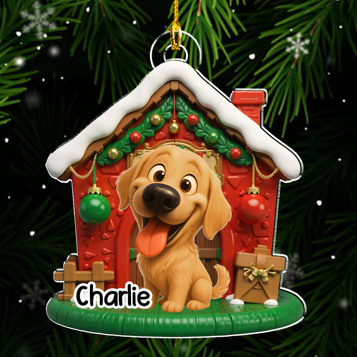 My Own Place - Personalized Custom 3D Effect Acrylic Ornament