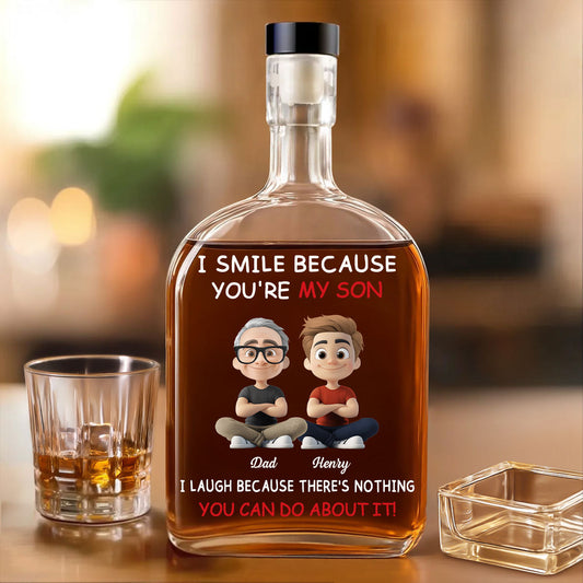 For Son - Personalized Custom Spirits Decanter