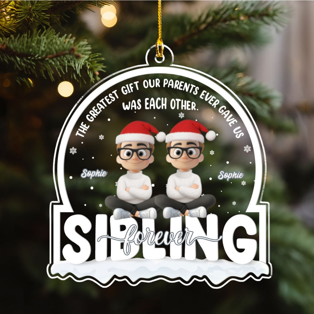 The Love of Family - Personalized Custom Acrylic Ornament