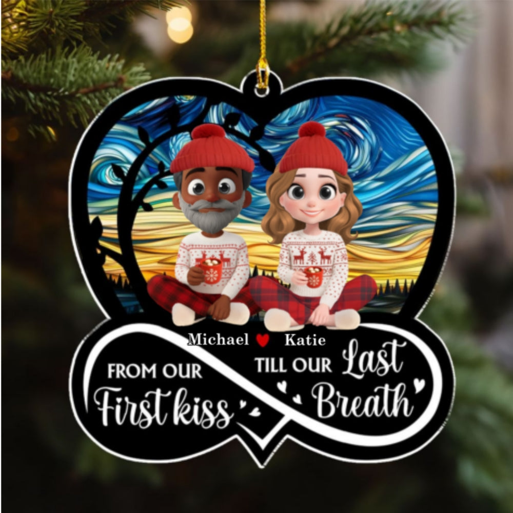 Forever By Your Side - Personalized Custom Acrylic Ornament