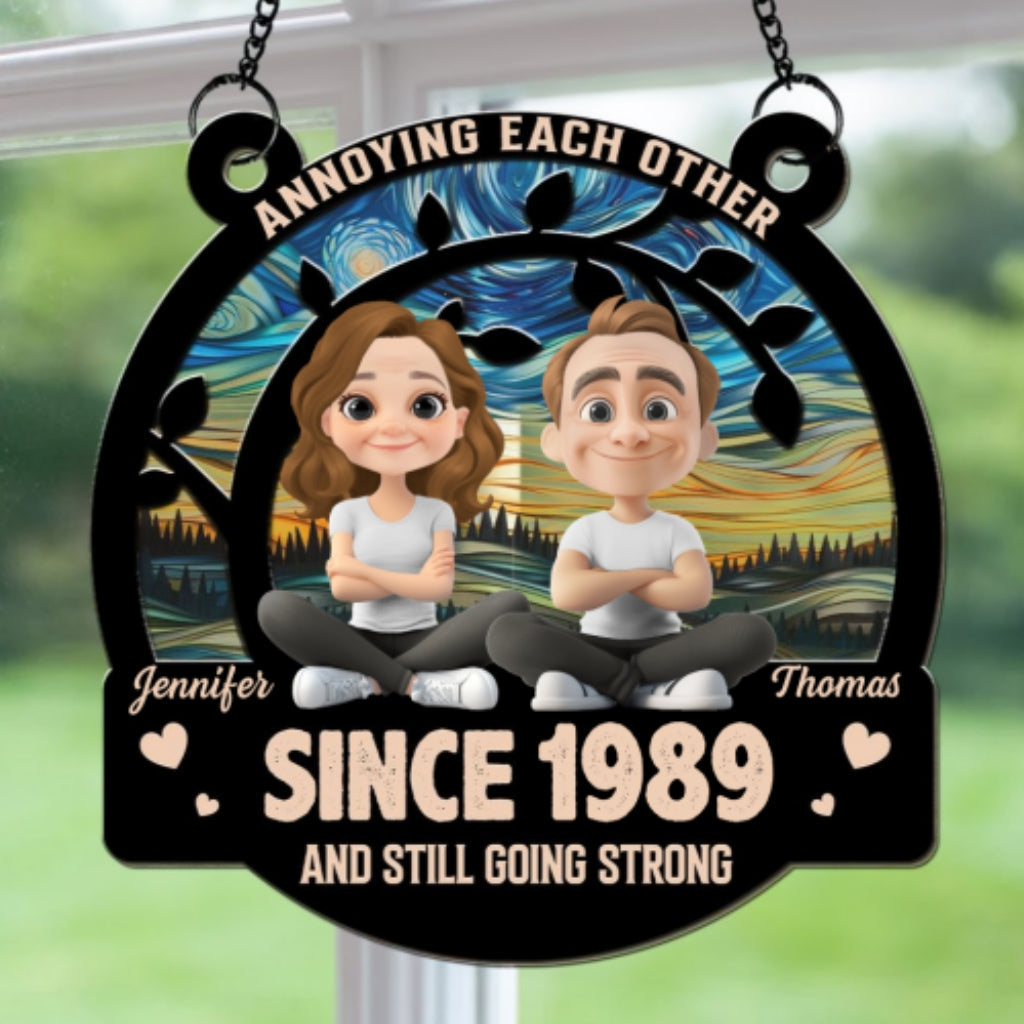 Love You Forever - Personalized Custom Suncatcher