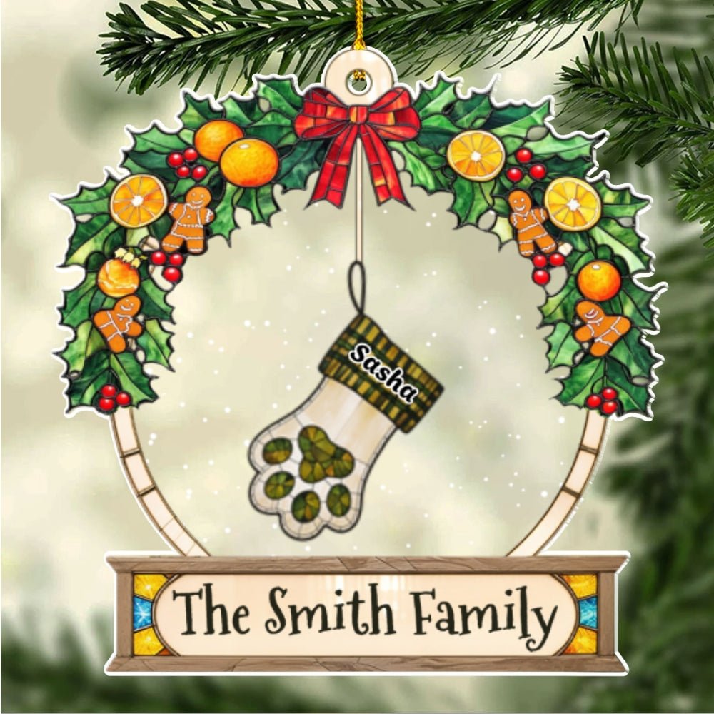 Lovely Gloves Hanging - Personalized Custom Acrylic Ornament