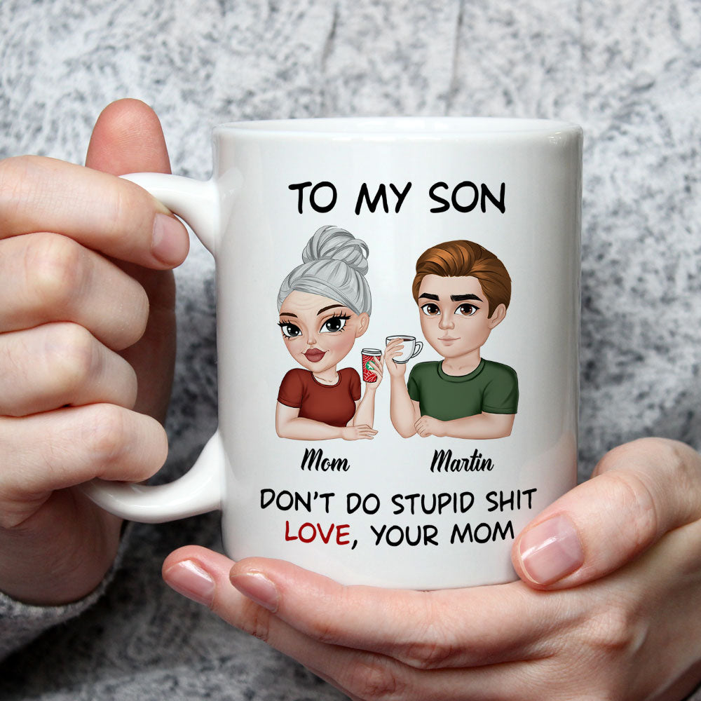 Do Not Do Stupid Things - Personalized Custom Coffee Mug