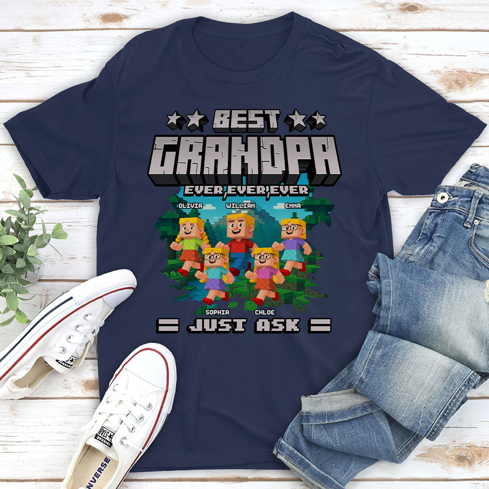 Best Papa Ever Ever - Personalized Custom Shirt