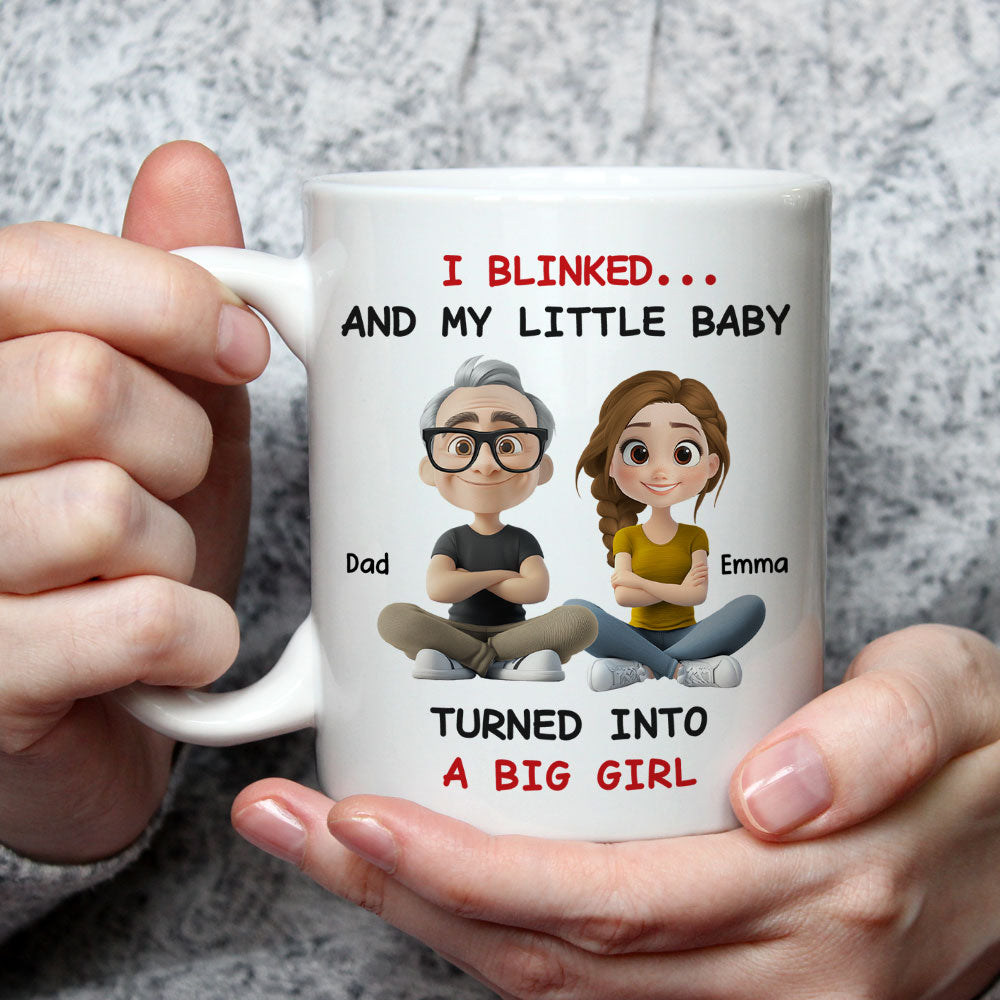 In The Blink Of An Eye - Personalized Custom Coffee Mug