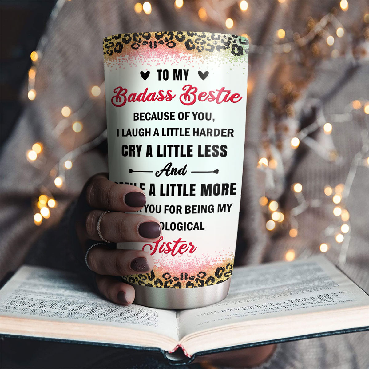 Bestie For Life - Personalized Custom Tumbler
