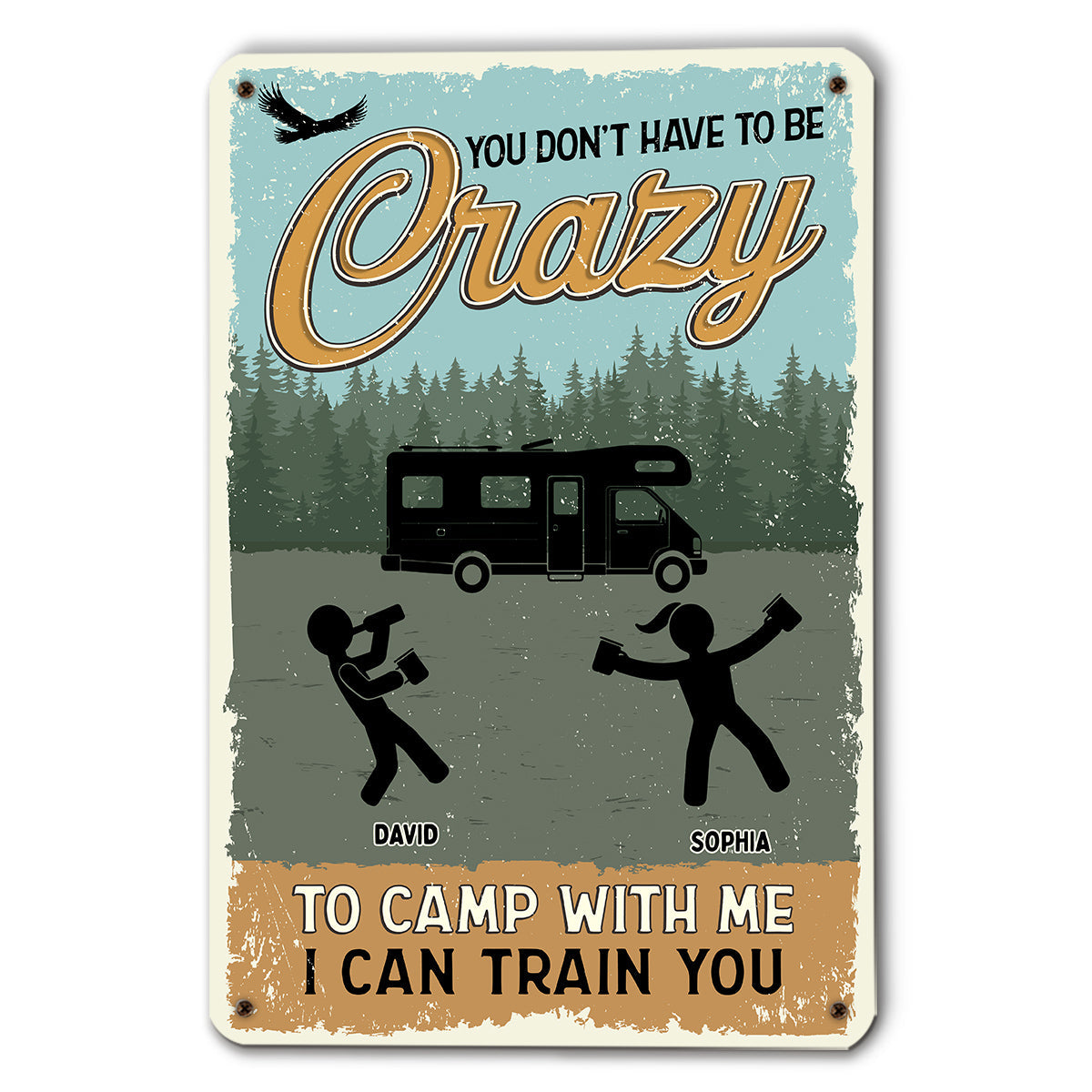 Campfire Smoke Is My Perfume - Personalized Custom Metal Signs