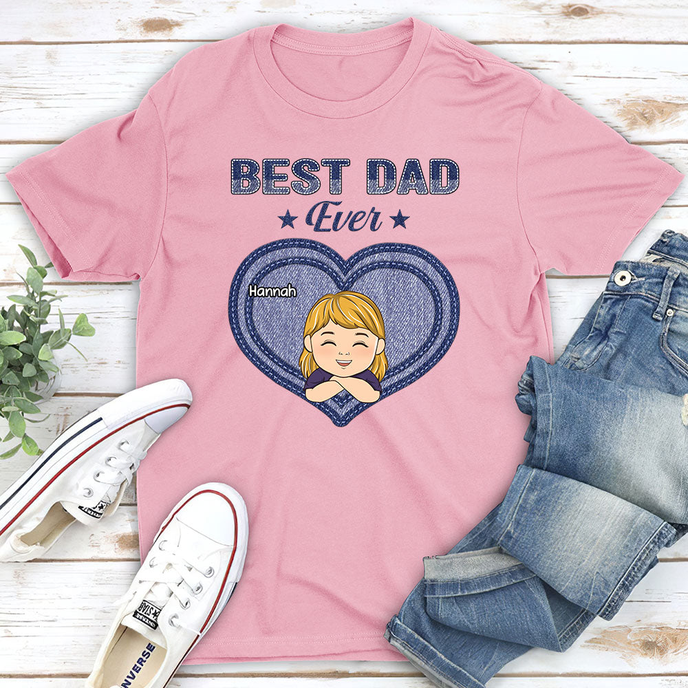 Best Dad Papa Ever - Personalized Custom Shirt