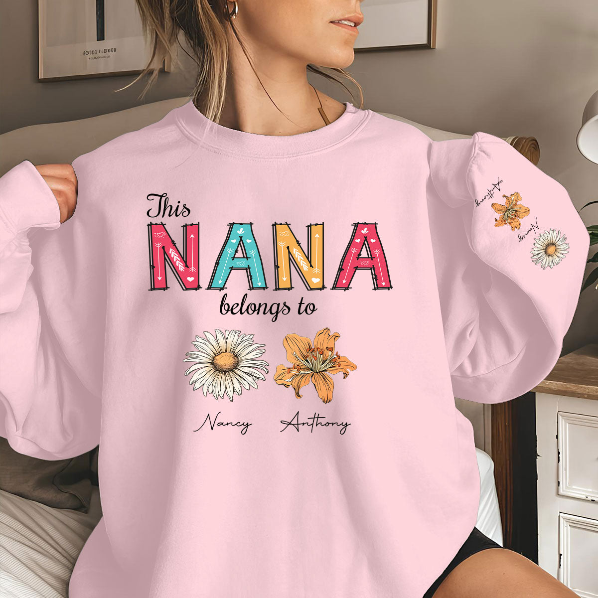This Grandma Belongs To - Personalized Custom Sweatshirt