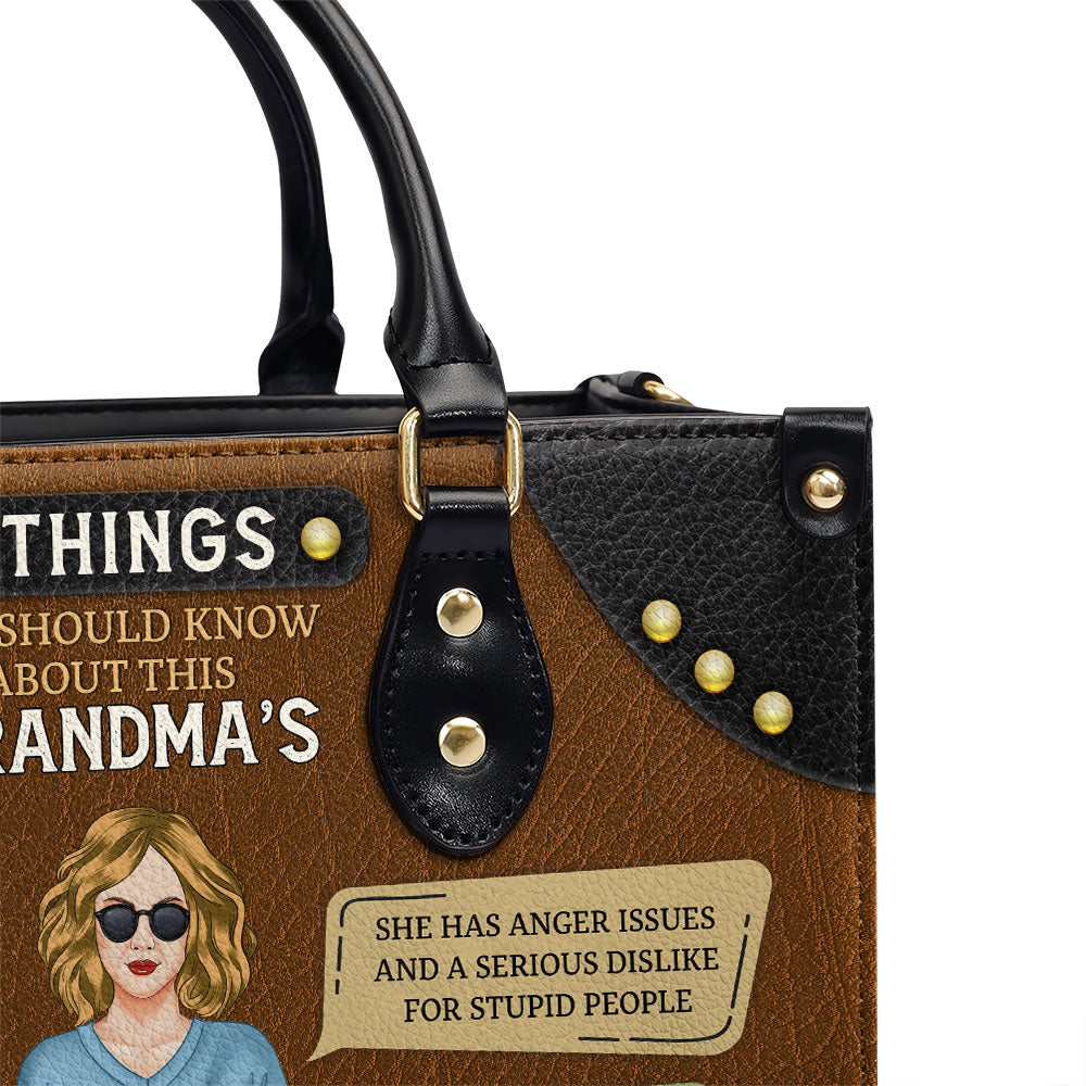 Five Things Should Be Known - Personalized Custom Leather Bag