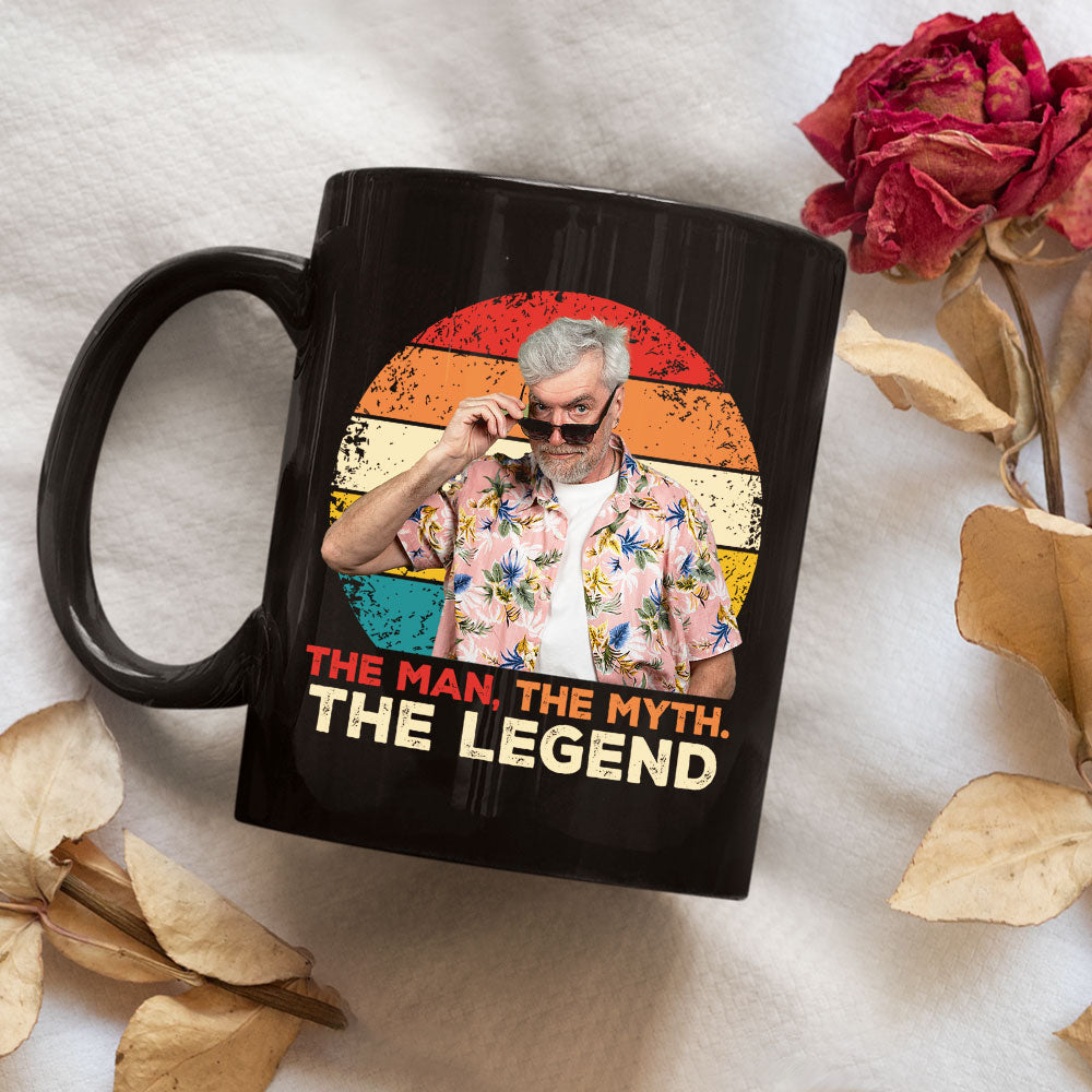 The Man, The Myth And The Legend 2nd Version  - Personalized Custom Coffee Mug