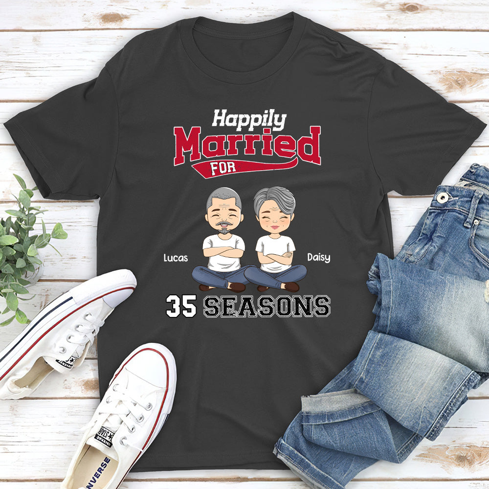 Happy Marriage - Personalized Custom Classic T-shirt