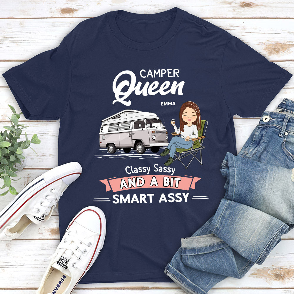 Camper Queen - Personalized Custom Unisex T-shirt