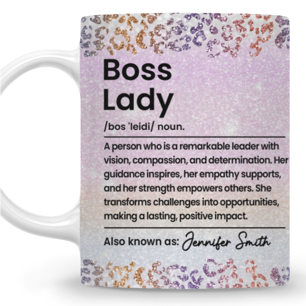 Boss Lady 2 - Personalized Custom Coffee Mug
