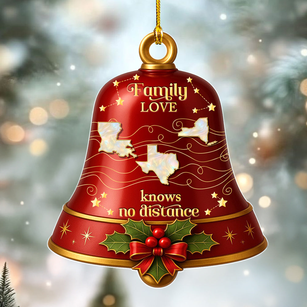 Family Reunion Christmas - Personalized Custom Acrylic Ornament