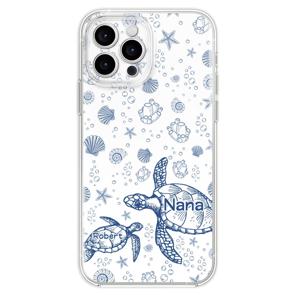Turtle Grandma - Personalized Custom Phone Case