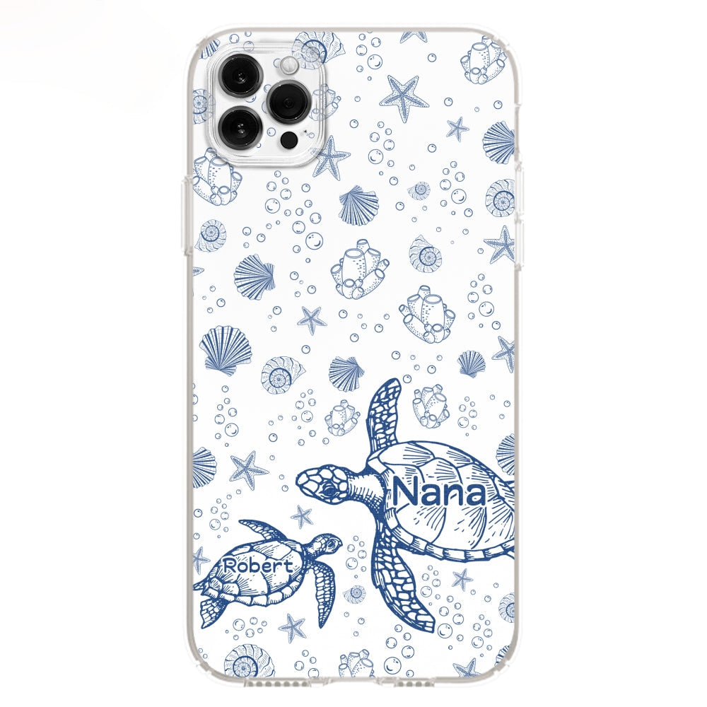 Turtle Grandma - Personalized Custom Phone Case