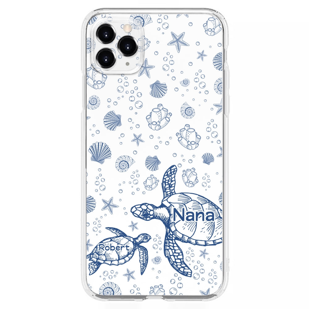 Turtle Grandma - Personalized Custom Phone Case