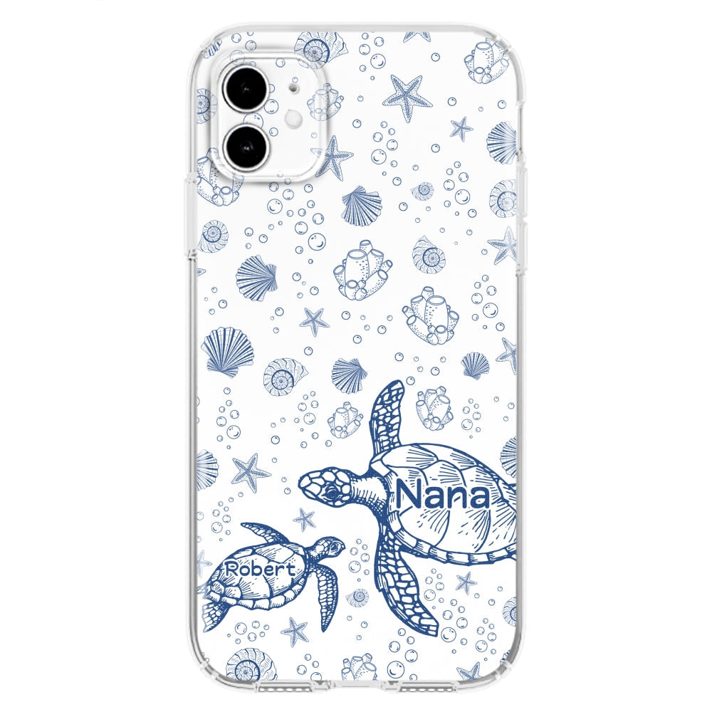 Turtle Grandma - Personalized Custom Phone Case