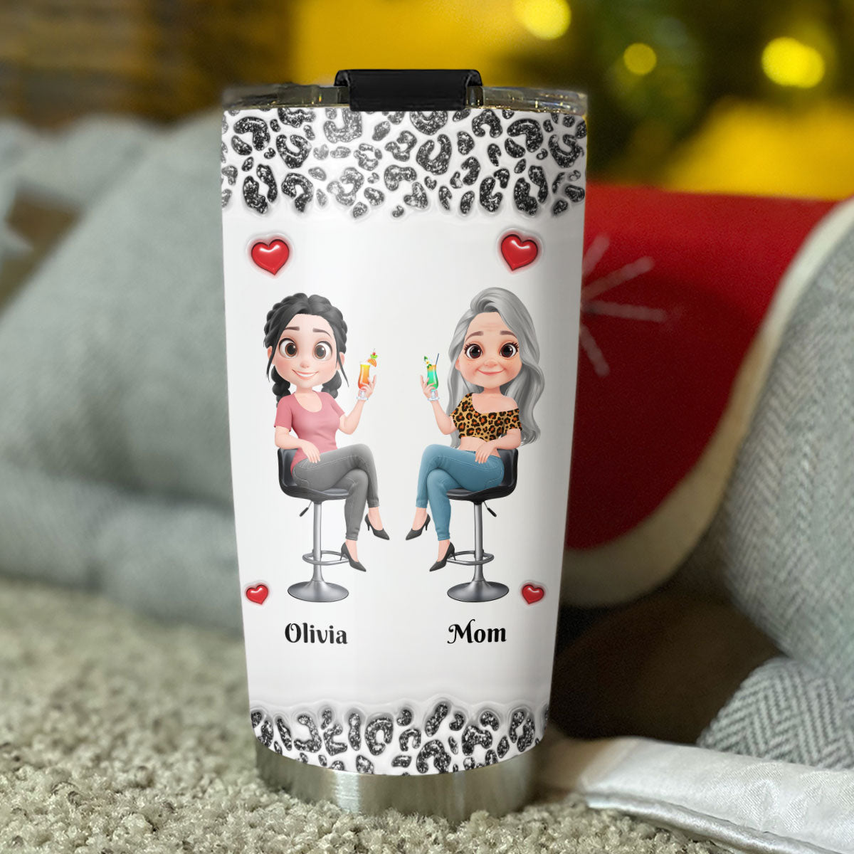 Thanks For Your Dna Mom - Personalized Custom 3D Inflated Effect Tumbler