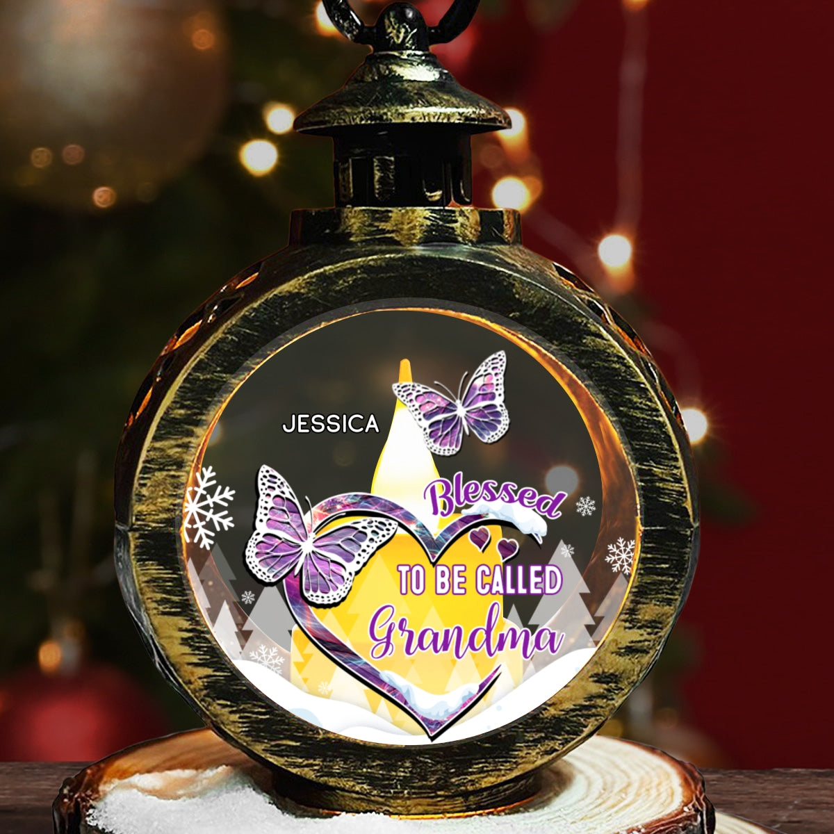 Blessed Mimi - Personalized Custom Christmas Lantern