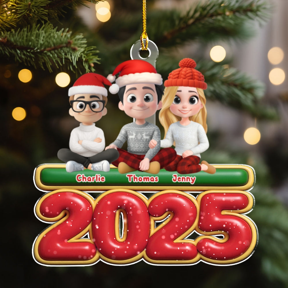 We And Our Kids Pet Version - Personalized Custom Acrylic Ornament