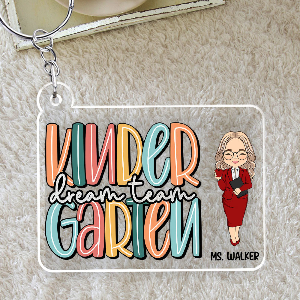 Back To School - Personalized Custom Acrylic Keychain
