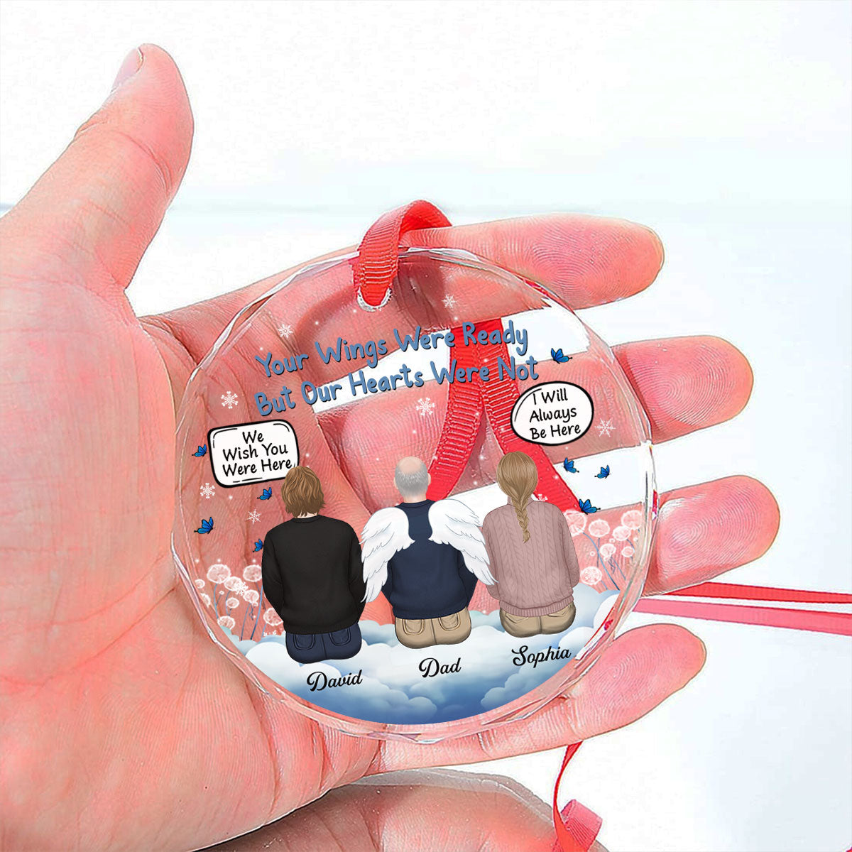 If Love Could Have Saved You - Personalized Custom Glass Ornament